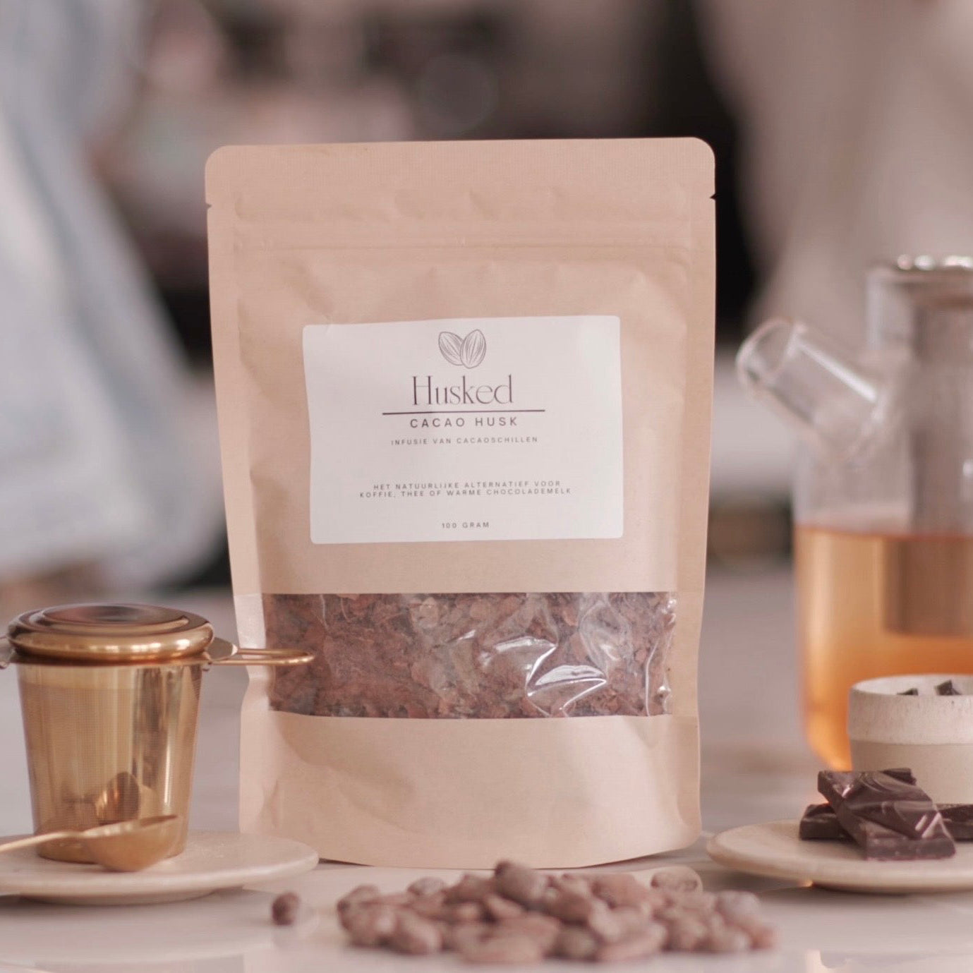 Cacao Husk thee - 100 gram